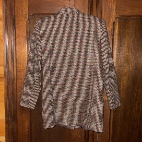 Vintage Giorgio Sant’Angelo 100% Wool Tweed Blazer - Size 8 - Picture 3 of 8